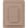 image:imageLavish Home Brushed Microfiber Sheet Set Twin Extra Long WhiteTaupe