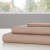 image:imageLavish Home Brushed Microfiber Sheet Set Twin Extra Long WhiteTaupe