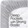 image:imageLavish Home Brushed Microfiber Sheet Set Twin Extra Long WhiteTaupe