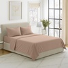 image:imageLavish Home Brushed Microfiber Sheet Set Twin Extra Long WhiteTaupe