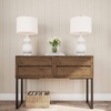 image:imageLavish Home Ceramic Table Lamps White Set of 2Milky White