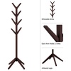 image:imageLavish Home Freestanding Coat Rack  Durable 8Arm Tree Stand for Coats Jackets Scarves Hats and Purses  Great for Entryways Espresso Brown
