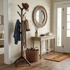 image:imageLavish Home Freestanding Coat Rack  Durable 8Arm Tree Stand for Coats Jackets Scarves Hats and Purses  Great for Entryways Espresso Brown