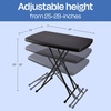 image:imageLavish Home Indoor amp Outdoor Portable Folding Table White 4ftBlack