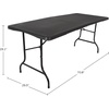 image:imageLavish Home Indoor amp Outdoor Portable Folding Table White 4ftBlack