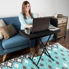 image:imageLavish Home Indoor amp Outdoor Portable Folding Table White 4ftBlack