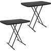 image:imageLavish Home Indoor amp Outdoor Portable Folding Table White 4ftBlack