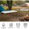 image:imageLavish Home Indoor amp Outdoor Portable Folding Table White 4ftWhite