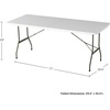 image:imageLavish Home Indoor amp Outdoor Portable Folding Table White 4ftWhite