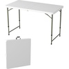 image:imageLavish Home Indoor amp Outdoor Portable Folding Table White 4ftWhite