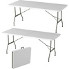 image:imageLavish Home Indoor amp Outdoor Portable Folding Table White 4ftWhite