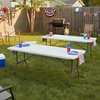 image:imageLavish Home Indoor amp Outdoor Portable Folding Table White 4ftWhite