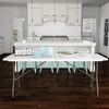 image:imageLavish Home Indoor amp Outdoor Portable Folding Table White 4ftWhite