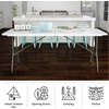 image:imageLavish Home Indoor amp Outdoor Portable Folding Table White 4ftWhite