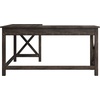 image:imageLavish Home L Shaped Computer Desk for Home Office Light Gray 59Wx235DDark Gray