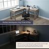 image:imageLavish Home L Shaped Computer Desk for Home Office Light Gray 59Wx235DLight Gray