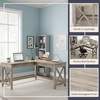 image:imageLavish Home L Shaped Computer Desk for Home Office Light Gray 59Wx235DLight Gray