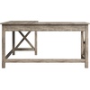 image:imageLavish Home L Shaped Computer Desk for Home Office Light Gray 59Wx235DLight Gray