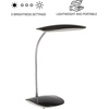 image:imageLavish Home LED Desk Lamp  Contemporary Touch Activated Reading Lamp with Adjustable Gooseneck 3 Brightness Levels and USB Power Cord by Northwest Black