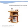 image:imageLavish Home Makeup Organizer Natural 1025 x 75 x 128