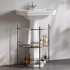 image:imageLavish Home Pedestal Sink Organizer Black 2125 x 11 x 2325