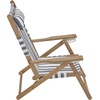 image:imageLavish Home Set of 2 Beach Chair  Outdoor WeatherResistant Wood Folding Chair with Backpack Straps  4Position Reclining Seat  Beach Essentials GrayGrey