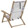 image:imageLavish Home Set of 2 Beach Chair  Outdoor WeatherResistant Wood Folding Chair with Backpack Straps  4Position Reclining Seat  Beach Essentials GrayTaupe Stripe