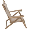 image:imageLavish Home Set of 2 Beach Chair  Outdoor WeatherResistant Wood Folding Chair with Backpack Straps  4Position Reclining Seat  Beach Essentials GrayTaupe