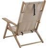 image:imageLavish Home Set of 2 Beach Chair  Outdoor WeatherResistant Wood Folding Chair with Backpack Straps  4Position Reclining Seat  Beach Essentials GrayTaupe