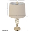 image:imageLavish Home Set of 2 Table Lamps  Modern Lamps with USB Charging Ports and LED Bulbs  for Living Room Office or Bedroom Decor SandSand