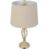 image:imageLavish Home Set of 2 Table Lamps  Modern Lamps with USB Charging Ports and LED Bulbs  for Living Room Office or Bedroom Decor SandSand