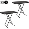 image:imageLavish Home Small Adjustable Folding TV Tray Table White 19H24H28HBlack