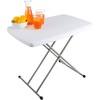 image:imageLavish Home Small Adjustable Folding TV Tray Table White 19H24H28HWhite