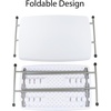 image:imageLavish Home Small Adjustable Folding TV Tray Table White 19H24H28HWhite