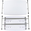 image:imageLavish Home Small Adjustable Folding TV Tray Table White 19H24H28HWhite