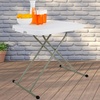 image:imageLavish Home Small Adjustable Folding TV Tray Table White 19H24H28HWhite