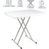 image:imageLavish Home Small Adjustable Folding TV Tray Table White 19H24H28HWhite