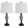 image:imageLavish Home Spiral Cage Table Lamps Oil Rubbed Bronze Set of 2 14x245