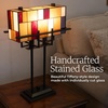image:imageLavish Home Stained Glass Tiffany Table Lamp Bronze 1625x675x24