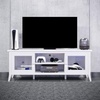 image:imageLavish Home TV Stand with Storage Cabinet 2 Cubbies and 2 Shelves 55inch