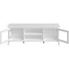 image:imageLavish Home TV Stand with Storage Cabinet 2 Cubbies and 2 Shelves 55inch