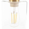 image:imageLavish Home Table Lamp  Industrial Lamp with USB Charge Ports Touch Control and Edison Bulb  for Living Room Office or Bedroom Decor Gold