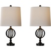 image:imageLavish Home Table Lamps BlackIvory Set of 2