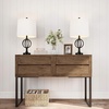 image:imageLavish Home Table Lamps BlackIvory Set of 2Black  Ivory