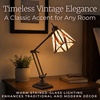 image:imageLavish Home Tiffany Architect Desk Lamp with Stained Glass Shade Bronze