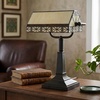 image:imageLavish Home Tiffany Style Bankers Desk Lamp with Stained Glass Shade Brown