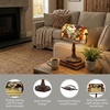 image:imageLavish Home Tiffany Style Bankers Desk Lamp with Stained Glass Shade BrownMulticolor