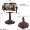 image:imageLavish Home Tiffany Style Bankers Desk Lamp with Stained Glass Shade BrownMulticolor