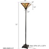 image:imageLavish Home Tiffany Style Floor Lamp 14 x 71