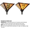 image:imageLavish Home Tiffany Style Floor Lamp 14 x 71